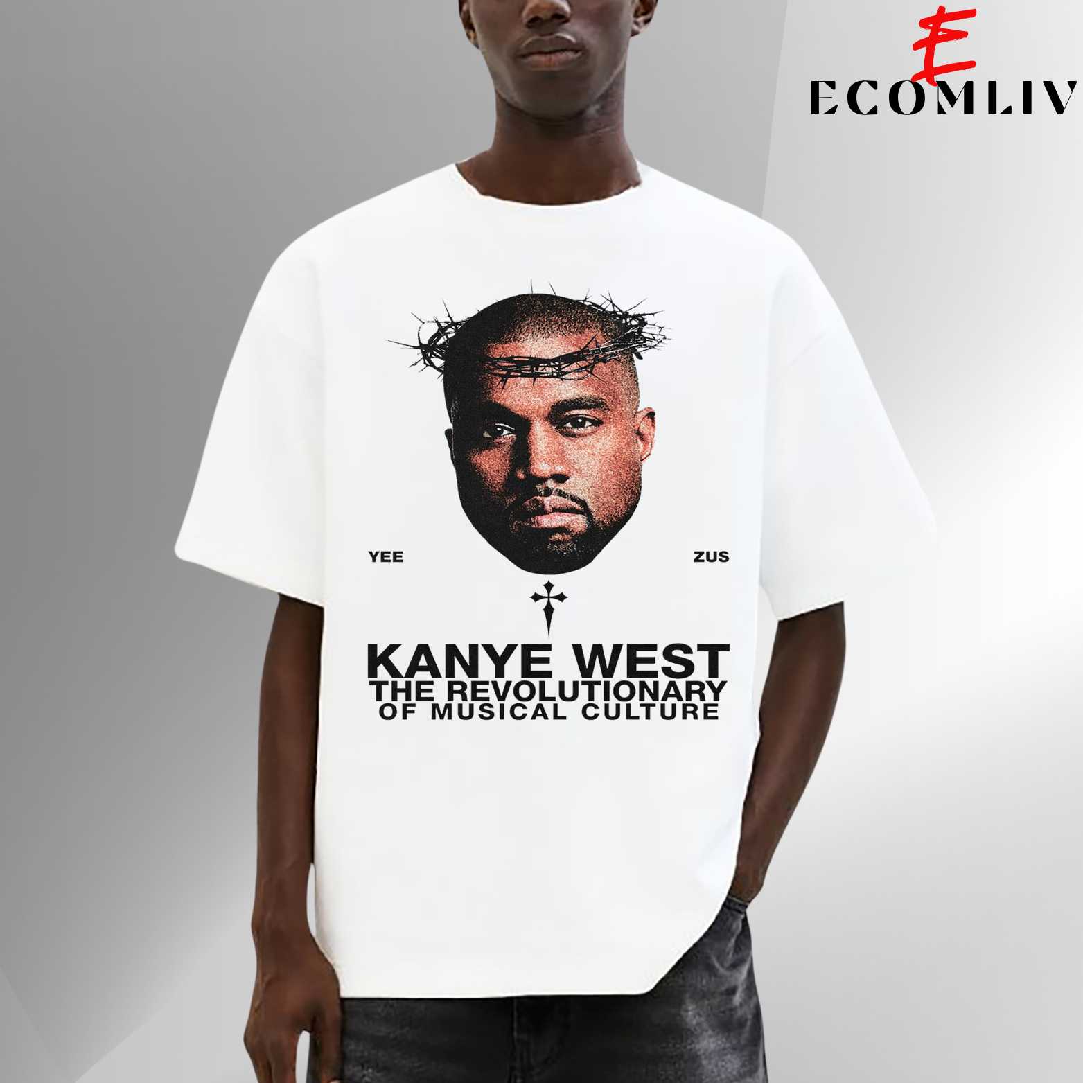 Kanye West Graphic T Shirt, Unisex Music Tee, Hip Hop Fashion Outfit